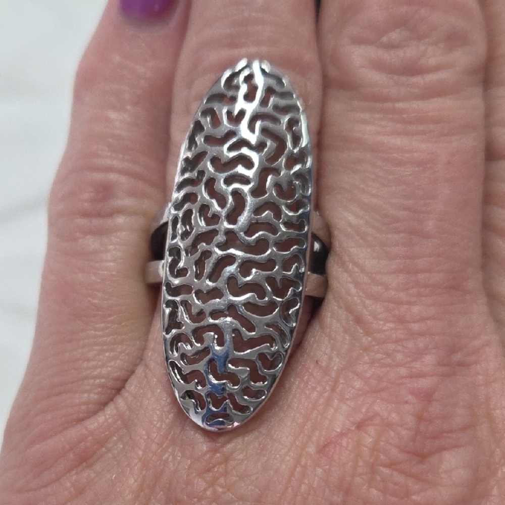 Silver Statement Ring‎ - Picture 3 of 6